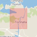 Karta som med röd fyrkant ramar in Torshälla, Eskilstuna, Trosa, Södermanlands län