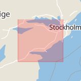 Karta som med röd fyrkant ramar in Jönköpings Län, Södermanlands län