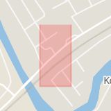 Karta som med röd fyrkant ramar in Kolbäck, Hallstahammars Kommun, Västmanlands Län, Hallstahammar, Västmanlands län