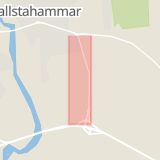 Karta som med röd fyrkant ramar in Hallsta, Nibble, Brånstaleden, Västerås, Hallstahammar, Västmanlands län