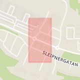 Karta som med röd fyrkant ramar in Valsta, Östra Galaxvägen, Sigtuna, Stockholms län