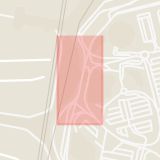 Karta som med röd fyrkant ramar in Arlanda, Sky City, Sigtuna, Stockholms län