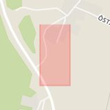 Karta som med röd fyrkant ramar in Hästbo, Hofors, Gävleborgs län
