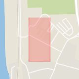 Karta som med röd fyrkant ramar in Mora Lasarett, Orsa, Dalarnas län