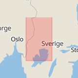 Karta som med röd fyrkant ramar in Örebro, Värmlands län