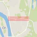 Karta som med röd fyrkant ramar in Ålidbacken, Morkullevägen, Mariehem, Ersboda, Kolbäcksvägen, Mejerivägen, Umeå, Västerbottens län