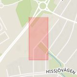Karta som med röd fyrkant ramar in Hagaskolan, Umeå, Norrvalla, Skellefteå, Västerbottens län