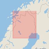 Karta som med röd fyrkant ramar in Norrbotten, Västerbotten, Västernorrland, Västernorrland län, Norrbottens län