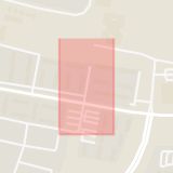 Karta som med röd fyrkant ramar in Sockenvägen, Trelleborg, Skåne län