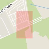 Karta som med röd fyrkant ramar in Nobelvägen, Falsterbo, Malmö, Skåne län