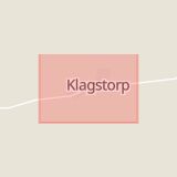 Karta som med röd fyrkant ramar in Klagstorp, Trelleborg, Skåne län