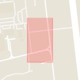 Karta som med röd fyrkant ramar in Sturup, Svedala, Skåne län