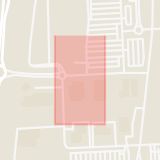 Karta som med röd fyrkant ramar in Drakagatan, Pildammsvägen, Malmö, Skåne län