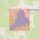 Karta som med röd fyrkant ramar in Yddingesjön, Svedala, Skåne län