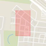 Karta som med röd fyrkant ramar in Bunkeflostrand, Skomakarebyn, Malmö, Skåne län