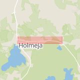 Karta som med röd fyrkant ramar in Norra Sturupsvägen, Hyby, Svedala, Skåne län
