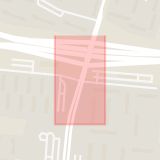 Karta som med röd fyrkant ramar in Munkhättegatan, Kvartettgatan, Malmö, Skåne län