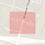 Karta som med röd fyrkant ramar in Fosie, Ormvråksgatan, Malmö, Skåne län