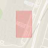 Karta som med röd fyrkant ramar in Snödroppsgatan, Malmö, Skåne län