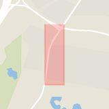 Karta som med röd fyrkant ramar in Almgården, Agnesfridsvägen, Malmö, Skåne län