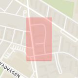 Karta som med röd fyrkant ramar in Lönngården, Lindgatan, Malmö, Skåne län
