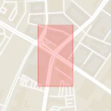Karta som med röd fyrkant ramar in Dalaplan, Trelleborgsvägen, Ystadvägen, Malmö, Skåne län