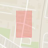 Karta som med röd fyrkant ramar in Norbergsgatan, Norra Grängesbergsgatan, Malmö, Skåne län