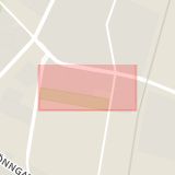 Karta som med röd fyrkant ramar in Vitemöllegatan, Malmö, Skåne län