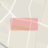 Karta som med röd fyrkant ramar in Annelund, Vitemöllegatan, Malmö, Skåne län