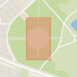 Karta som med röd fyrkant ramar in Pildammsparken, Malmö, Skåne län