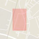 Karta som med röd fyrkant ramar in Bariumgatan, Malmö, Skåne län