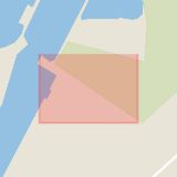 Karta som med röd fyrkant ramar in Vaktgatan, Limhamn, Malmö, Skåne län