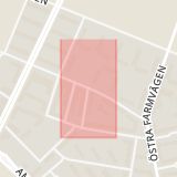 Karta som med röd fyrkant ramar in Spånehusvägen, Torekovsgatan, Malmö, Skåne län