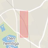 Karta som med röd fyrkant ramar in Rådmansvången, Rådmansgatan, Malmö, Skåne län
