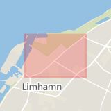 Karta som med röd fyrkant ramar in Limhamn, Geijersgatan, Limhamnsvägen, Malmö, Skåne län