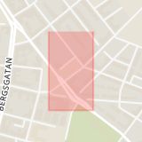 Karta som med röd fyrkant ramar in Sankt Knuts Torg, Malmö, Skåne län