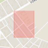 Karta som med röd fyrkant ramar in Sorgenfri, Disponentgatan, Malmö, Skåne län