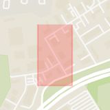 Karta som med röd fyrkant ramar in Kirseberg, Flygledaregatan, Malmö, Skåne län