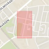 Karta som med röd fyrkant ramar in Kirseberg, Torngatan, Malmö, Skåne län