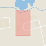 Karta som med röd fyrkant ramar in Santessons Väg, Kapellet, Burlöv, Skåne län