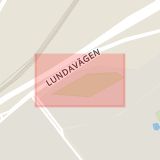 Karta som med röd fyrkant ramar in Segevångsgatan, Kirseberg, Malmö, Skåne län