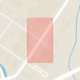 Karta som med röd fyrkant ramar in Lundavägen, Strömgatan, Malmö, Skåne län