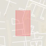Karta som med röd fyrkant ramar in Veberöd, Idalavägen, Persikogatan, Lund, Skåne län