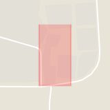 Karta som med röd fyrkant ramar in Skolskeppsgatan, Lomma, Skåne län