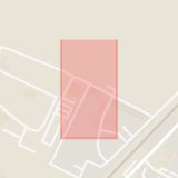 Karta som med röd fyrkant ramar in Hjärup, Jakriborg, Staffanstorp, Skåne län
