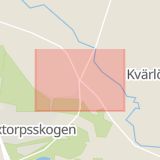 Karta som med röd fyrkant ramar in Saxtorp, Landskrona, Skåne län