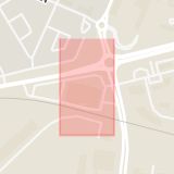 Karta som med röd fyrkant ramar in Föreningsgatan, Ringvägen, Landskrona, Skåne län