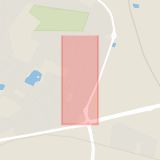 Karta som med röd fyrkant ramar in Hantverkargatan, Hantverkaregatan, Olovsgatan, Landskrona, Skåne län