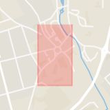Karta som med röd fyrkant ramar in Gamla Torg, Storgatan, Höör, Skåne län