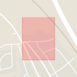 Karta som med röd fyrkant ramar in Bragegatan, Helsingborg, Skåne län
